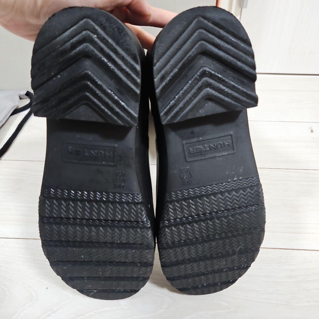 のり　【美品】HUNTER ハンター ブラック 長靴・レインブーツ