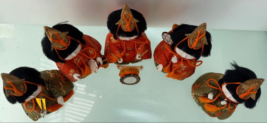 アンティーク雛人形セット (15体)