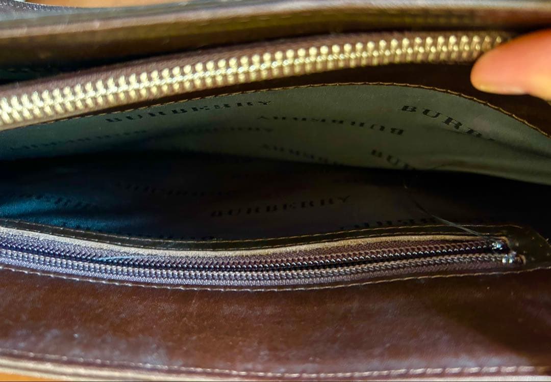 BURBERRY チェック柄 ハンドバッグ