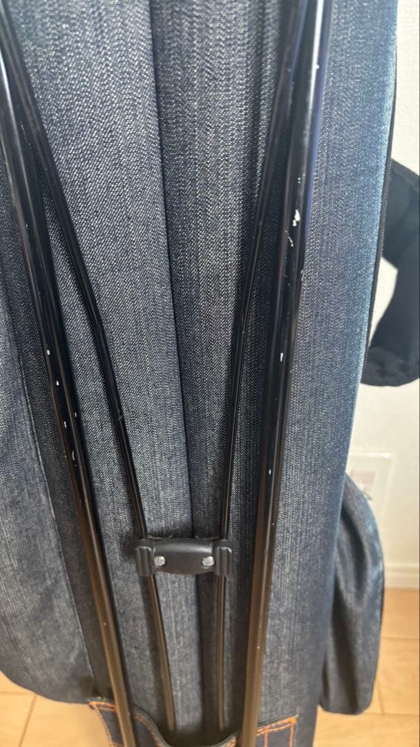 EVISU エビス デニム風キャディバッグ　スタンド式