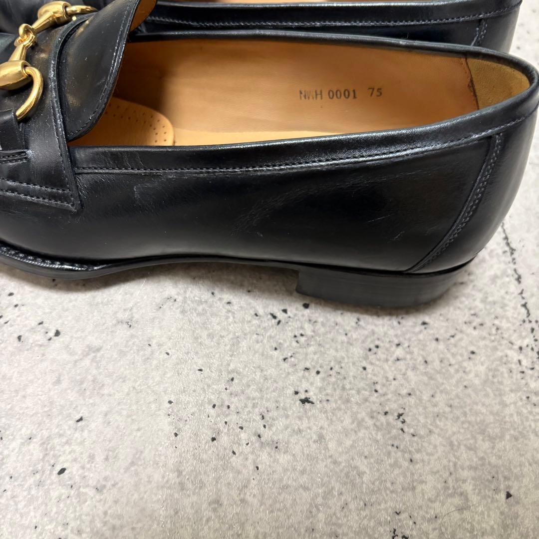 けまま☆美品☆ダブルエイチ☆ビットローファー☆ブラック　西口モデル