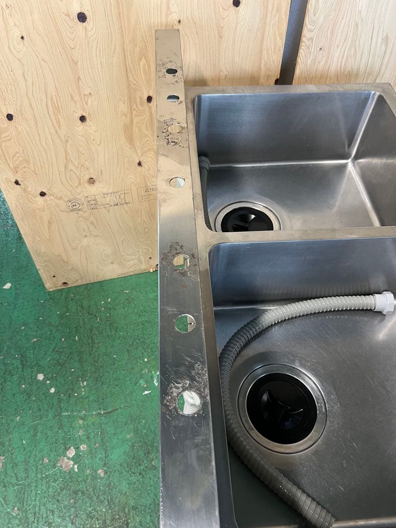 2槽シンク 1070x650x830(+150)