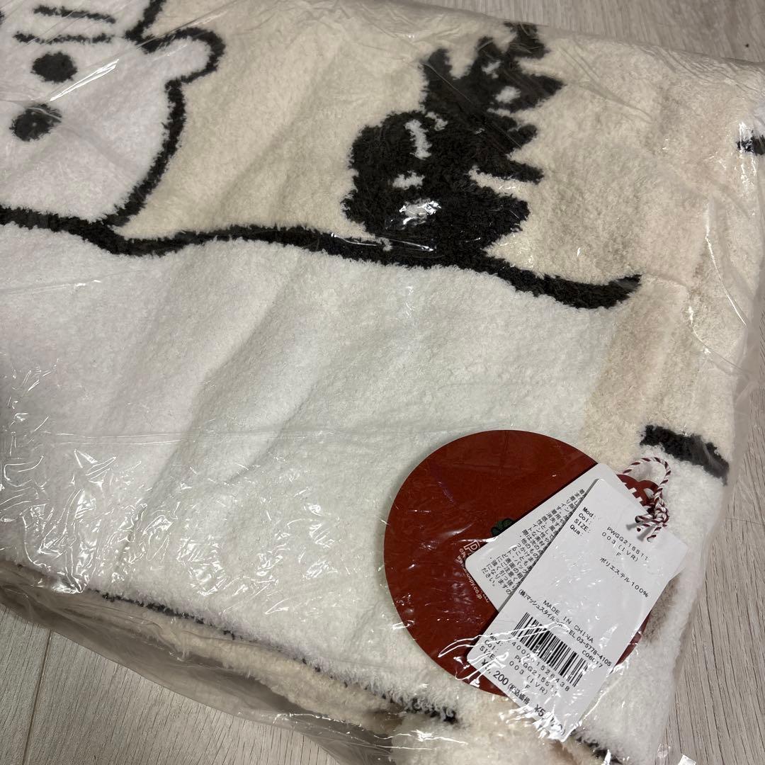 新品タグ付き gelatopique スヌーピー ブランケット