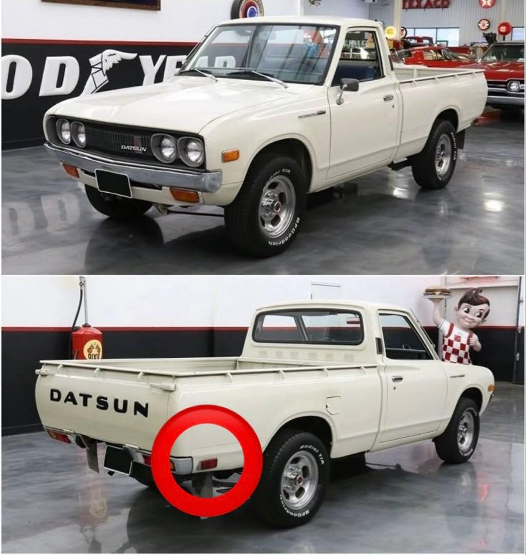 DATSUN 620 サイドマーカーランプ リア 左右 北米日産純正