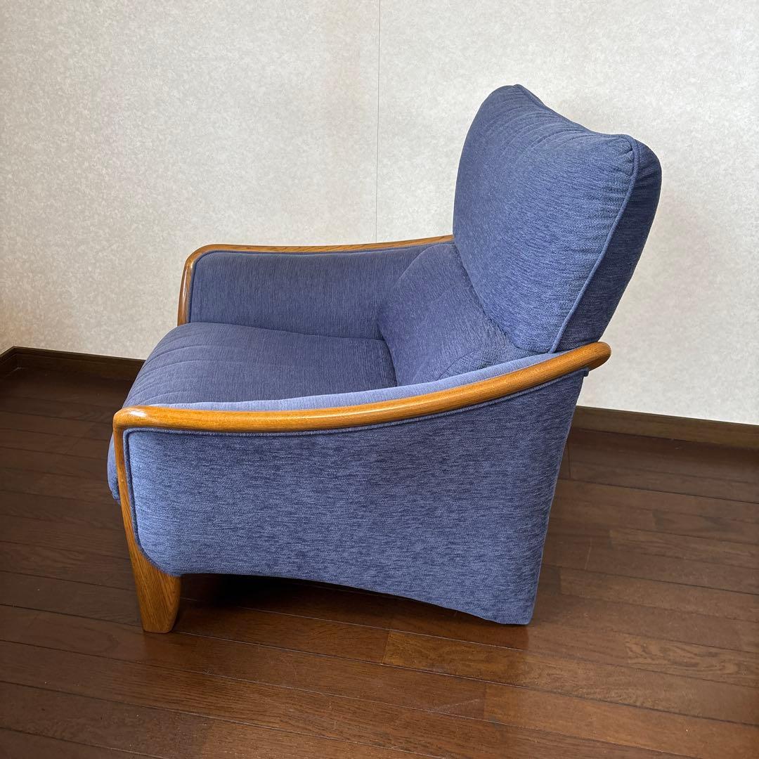 【良品】浜本工芸 シングルソファ 1P ソファ チェア