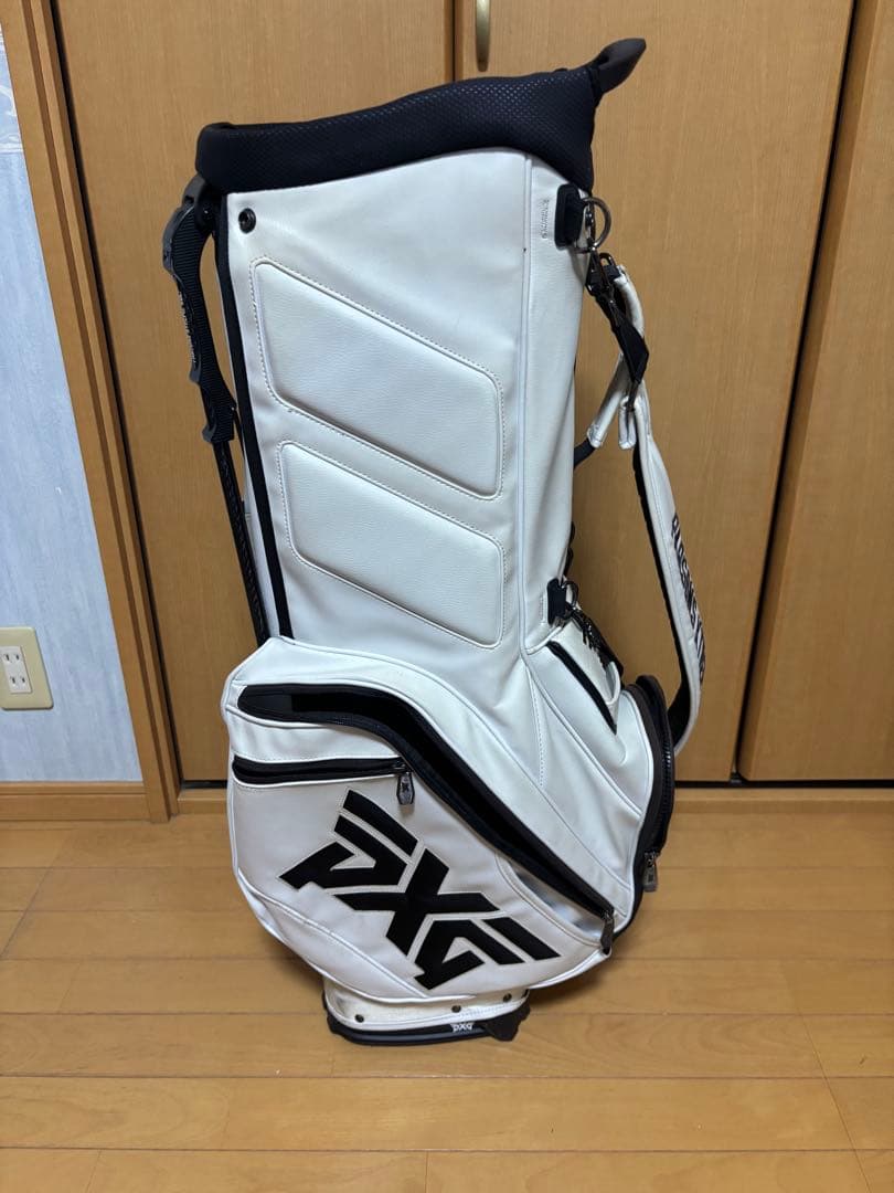 PXG ホワイト スタンドキャディバッグ