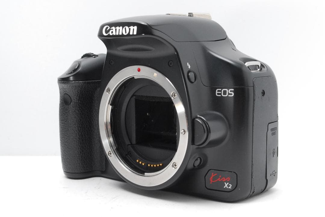 箱・取説付の安心一眼レフデビューセット　Canon Kiss X2　ライブビュー