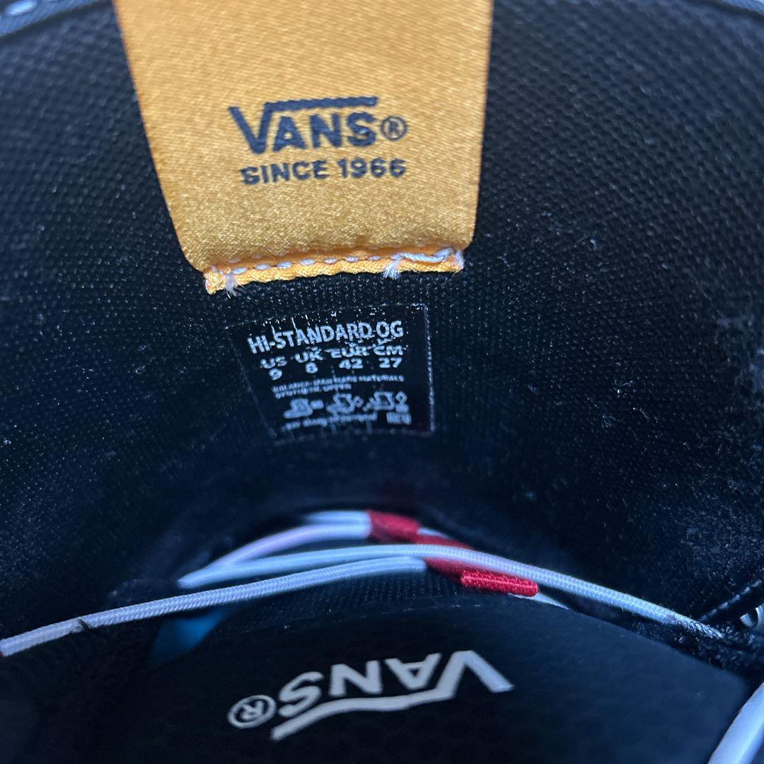 【希少品】スノーブーツVANS HI-STANDARD OG 迷彩　チェック柄