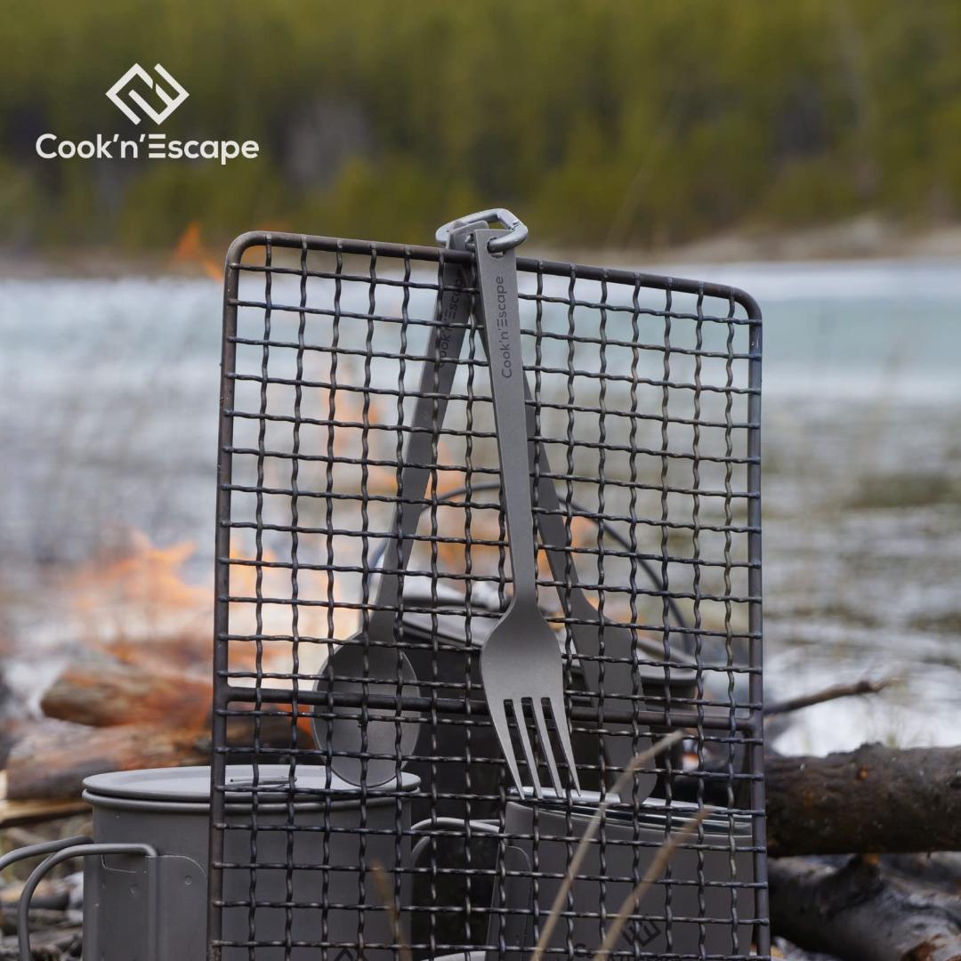 チタンセット 超軽量 専用収納袋付 カトラリー