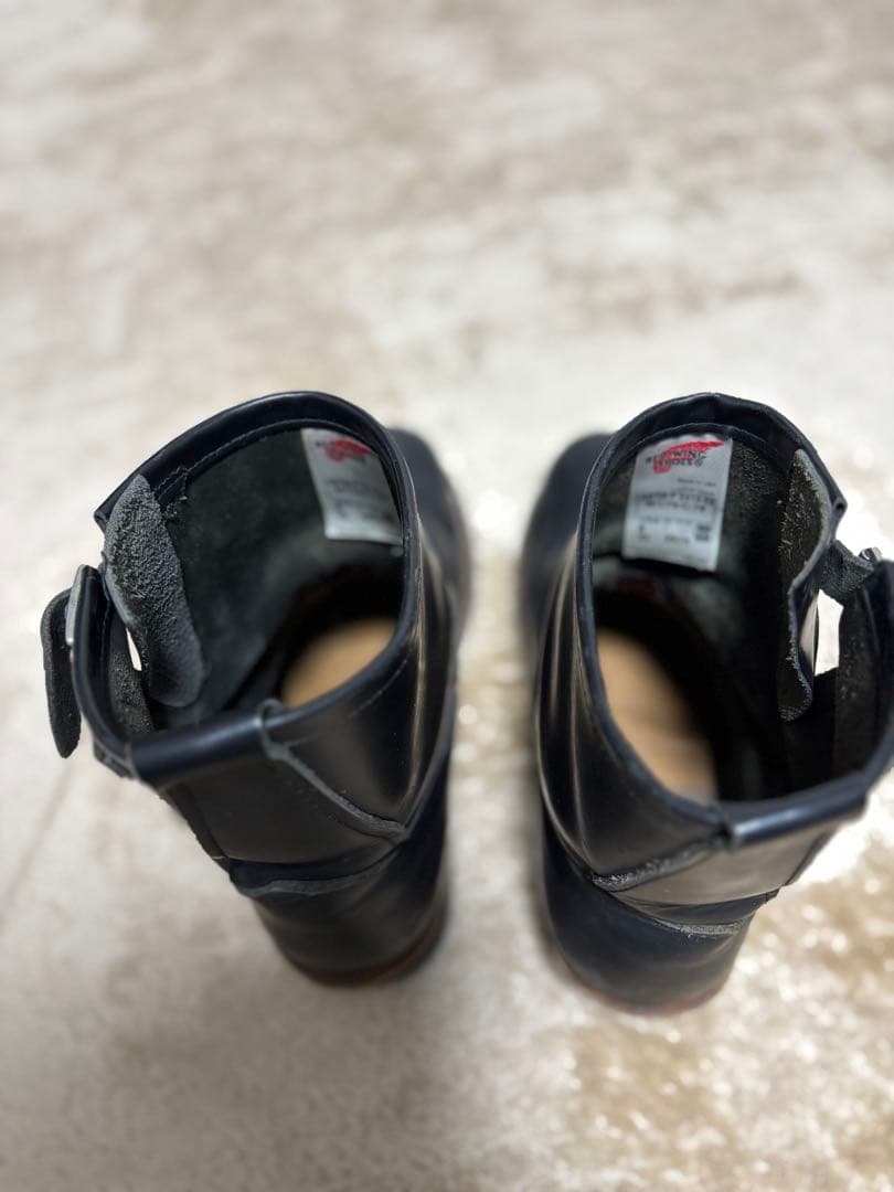 エンジニアブーツ ブラック レザー