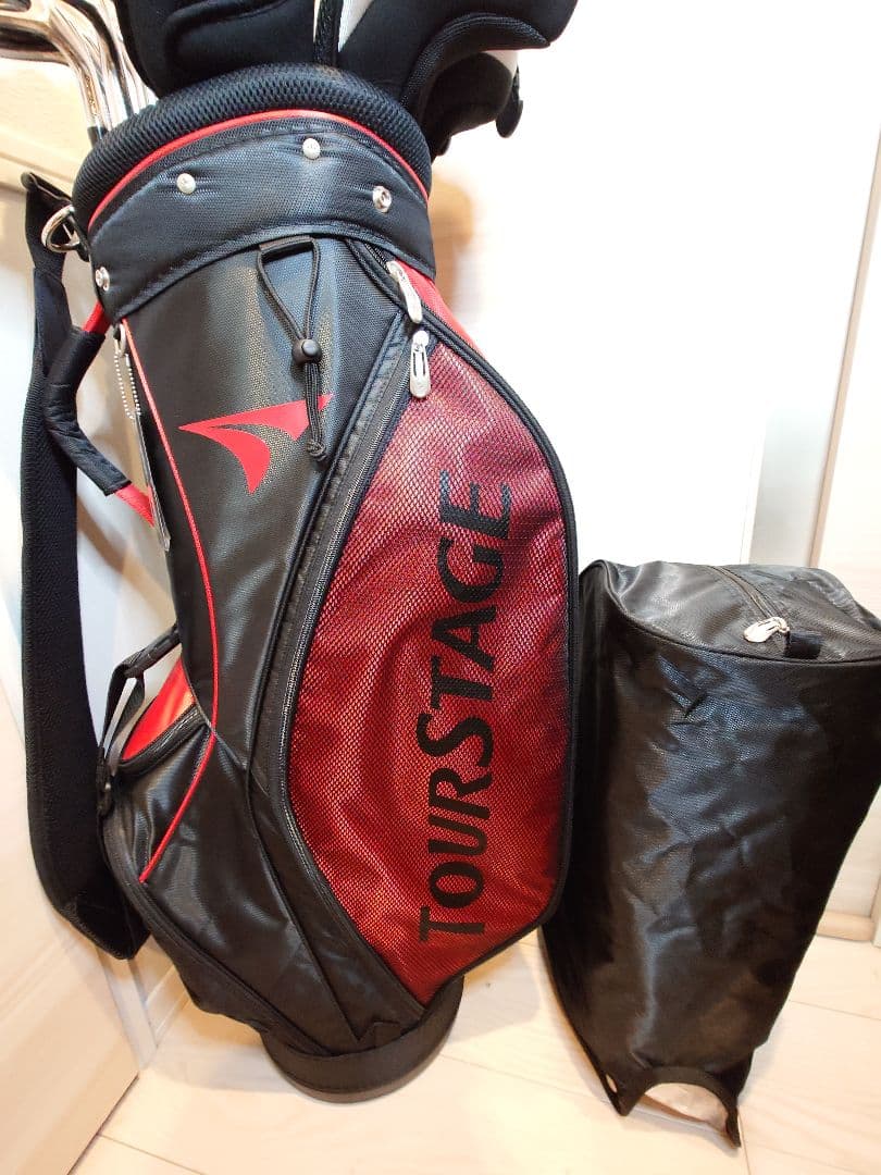ツアステージ メンズゴルフクラブセット 未使用キャディバック付