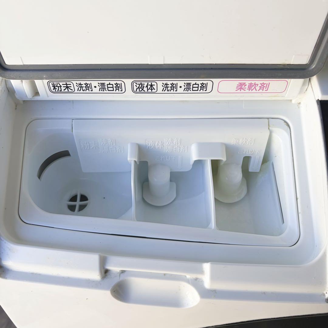 運搬取付無料！ホワイト純正HITACHIビッグドラムパワフル洗濯機！完動品超美品