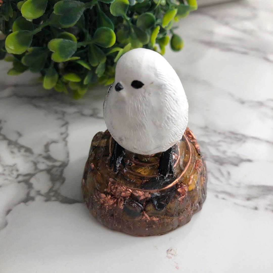 シマエナガのオルゴナイト