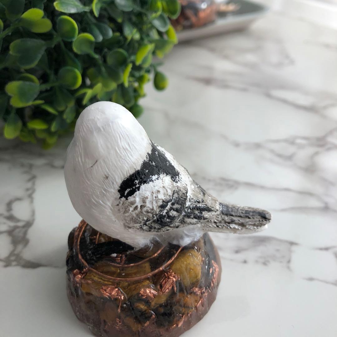 シマエナガのオルゴナイト