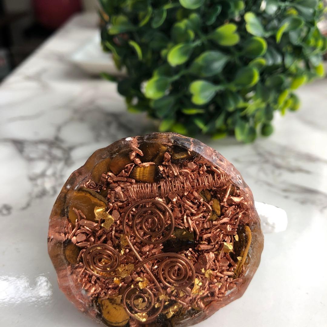 シマエナガのオルゴナイト