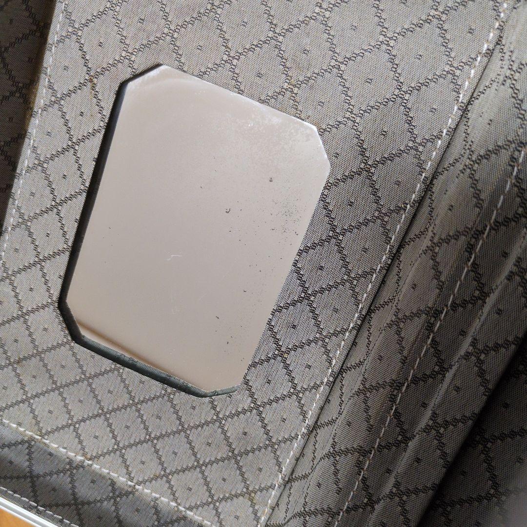 キティちゃん　ブランド風メイクボックス　化粧箱　ピンク　シルバー