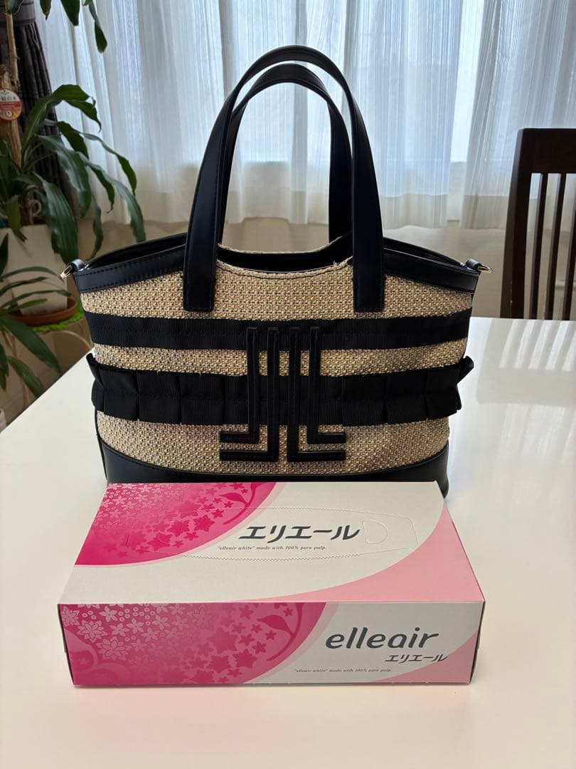 LANVIN en Bleu ランバン バリエ 2wayかごバッグ ブラック