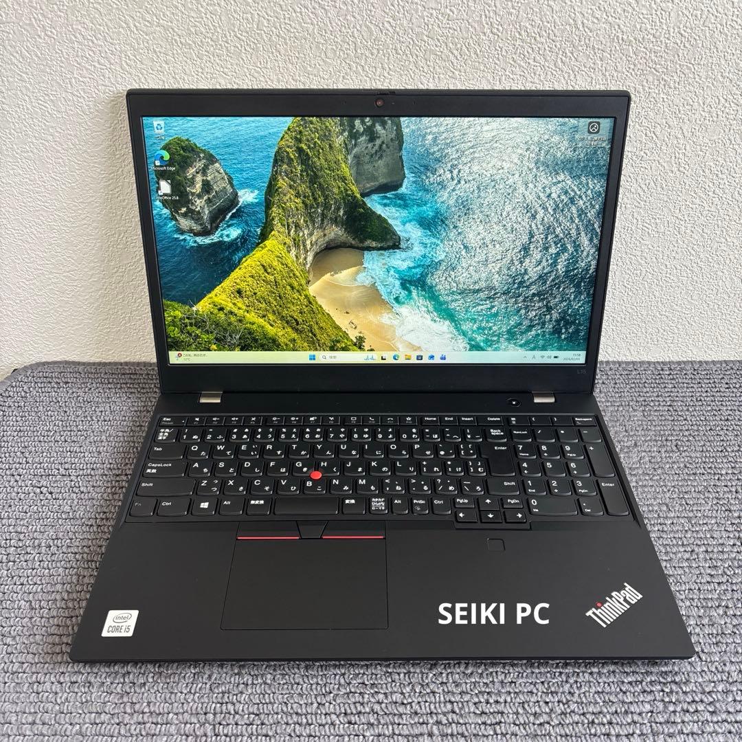 lenovo thinkpad L15 i5-10210U メモリ8GB指紋認証