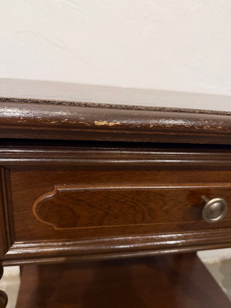 年末年始saleビンテージ　木製サイドテーブル　ベッドサイド　no.2