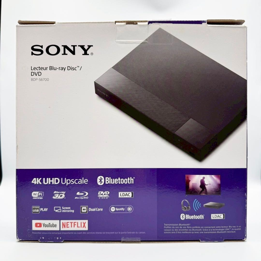 『美品』SONY 4K ブルーレイプレーヤー 本体 BDP-S6700