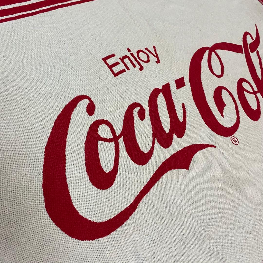 【激レア】Coca-Cola ヴィンテージラグマット　コカコーラ　インテリア雑貨