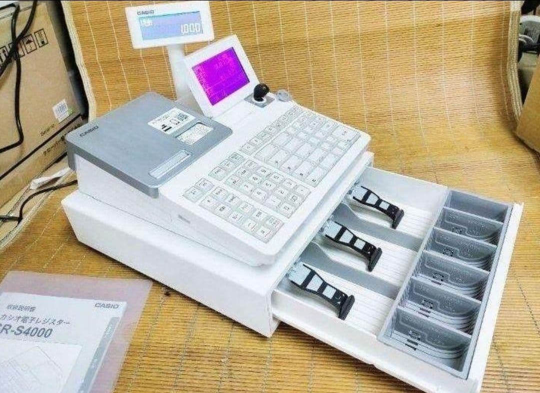 カシオレジスター　SR-S4000　スマホ連携Bluetooth　500059