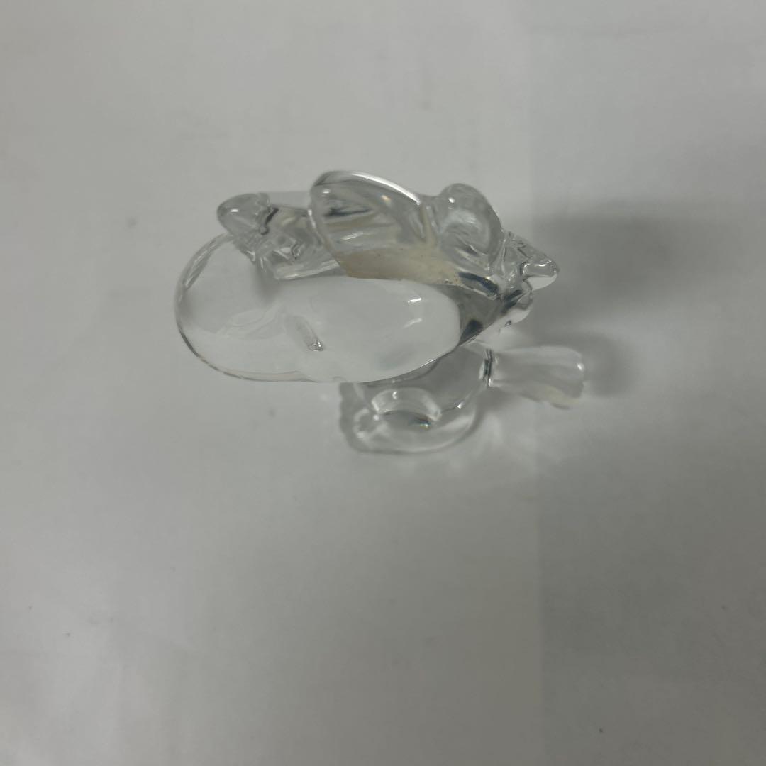 バカラ　　ガラス製　ウッドストックの置物