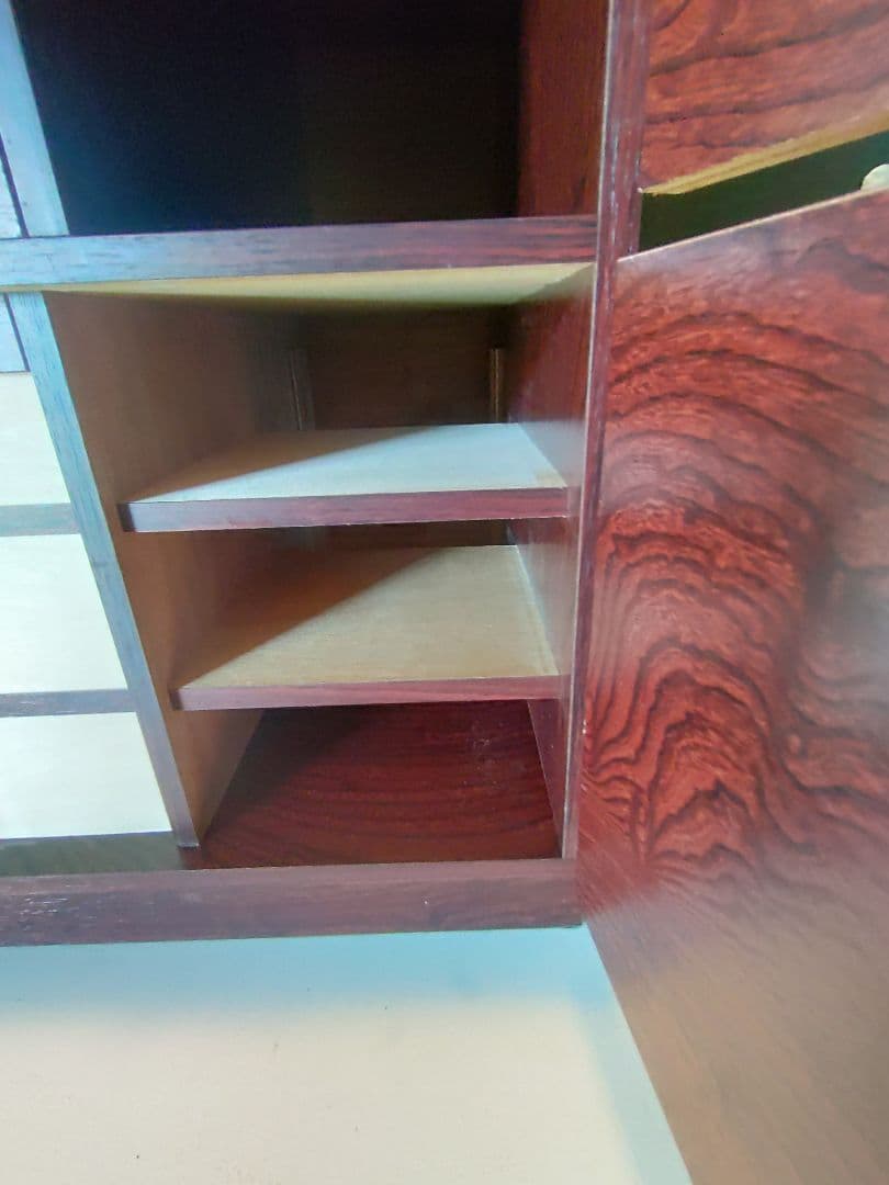 隠し収納あり！骨董品　戸棚　引き出し