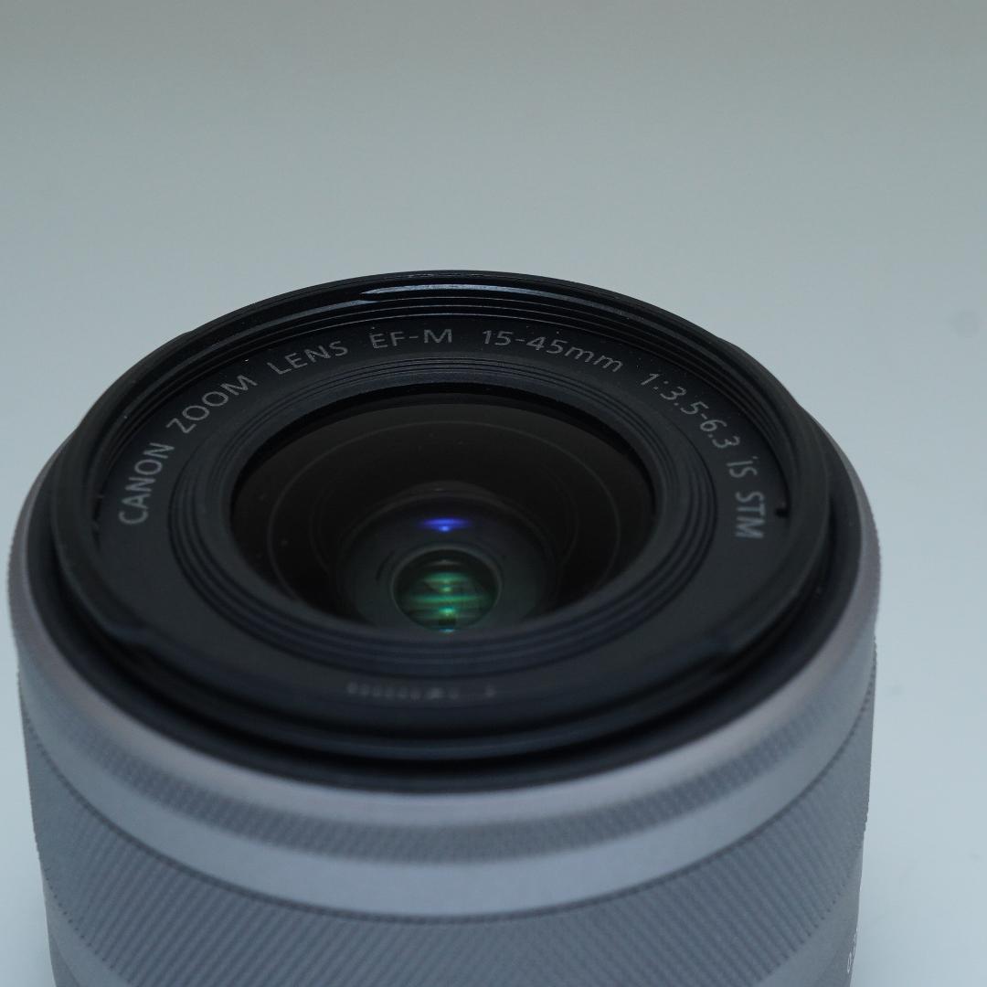 スマホ転送機能付♪キヤノン EOS Kiss M ホワイト