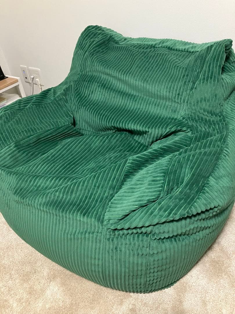 LOOSY ビーズソファ グリーン HUGME