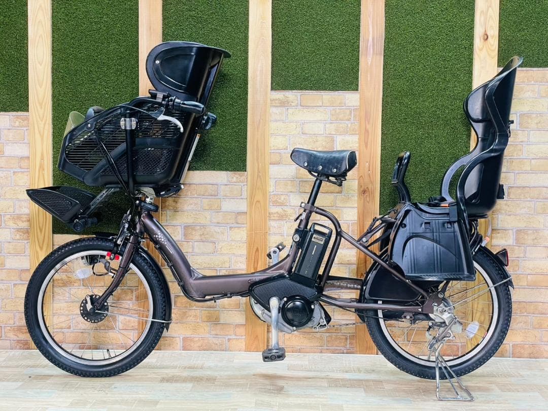 ブリヂストン No1モデル ブラウン系 子供乗せ電動アシスト H3379