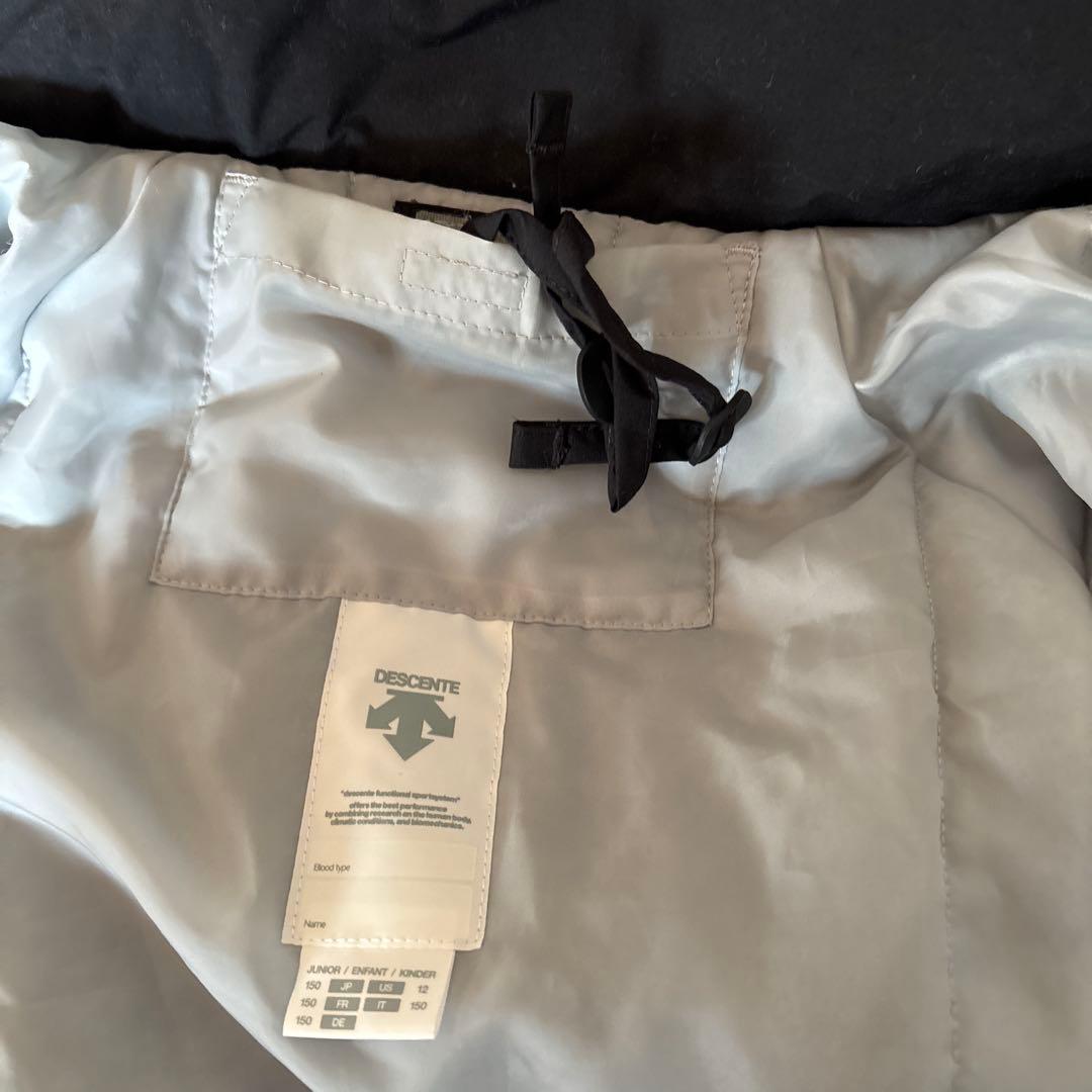 （専用）DESCENTE スキーウェア(子ども用) フード付き 青　調整可能