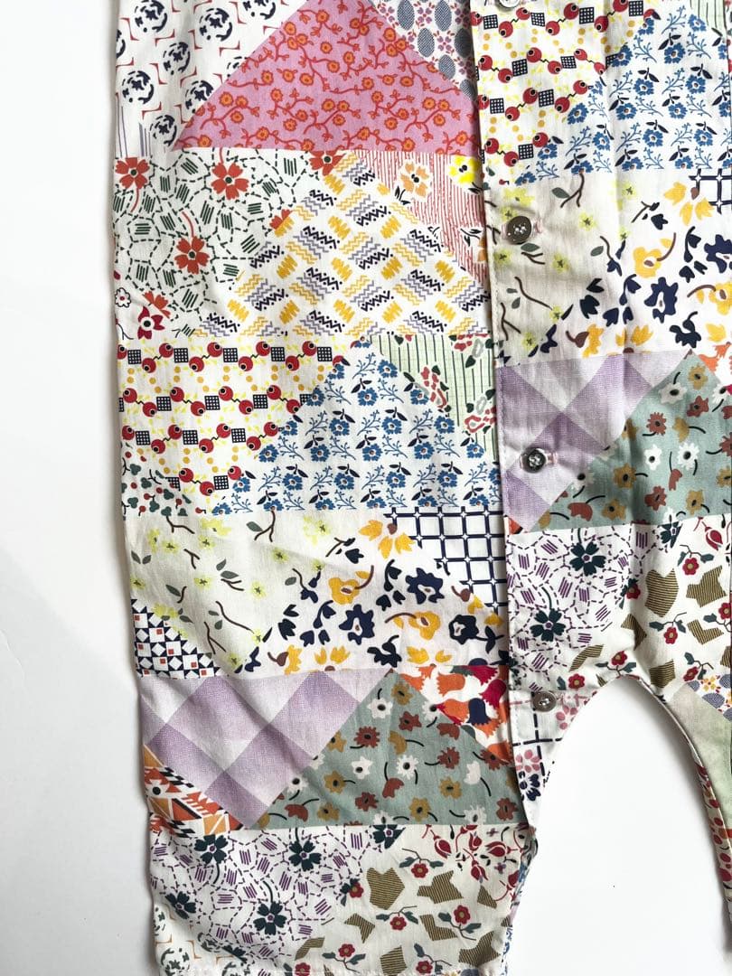 ロンパース・カバーオール yay for you The Andy-Faux quilt 2T