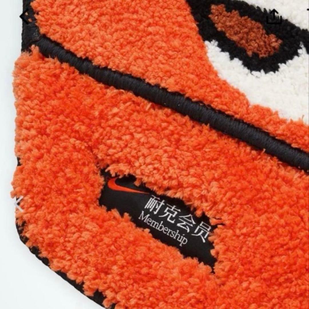【新品】NIKE BOX RUGMAT \"ORANGE\" 玄関マット　ラグマット
