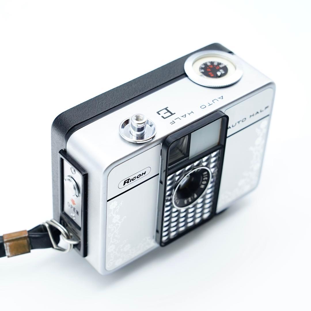 【動作確認・清掃済み＊試写あり】リコーオートハーフE 花柄