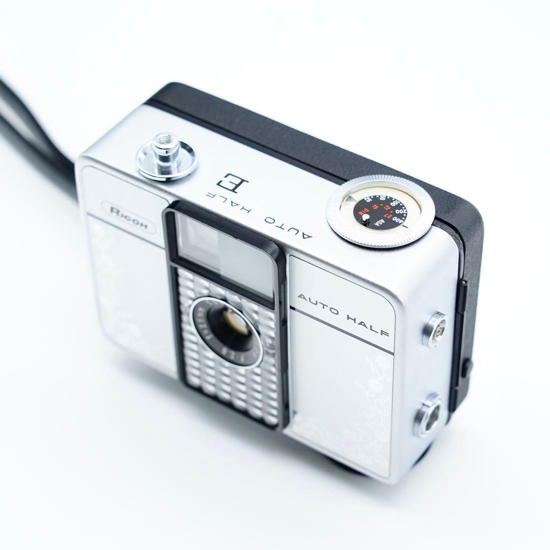 【動作確認・清掃済み＊試写あり】リコーオートハーフE 花柄