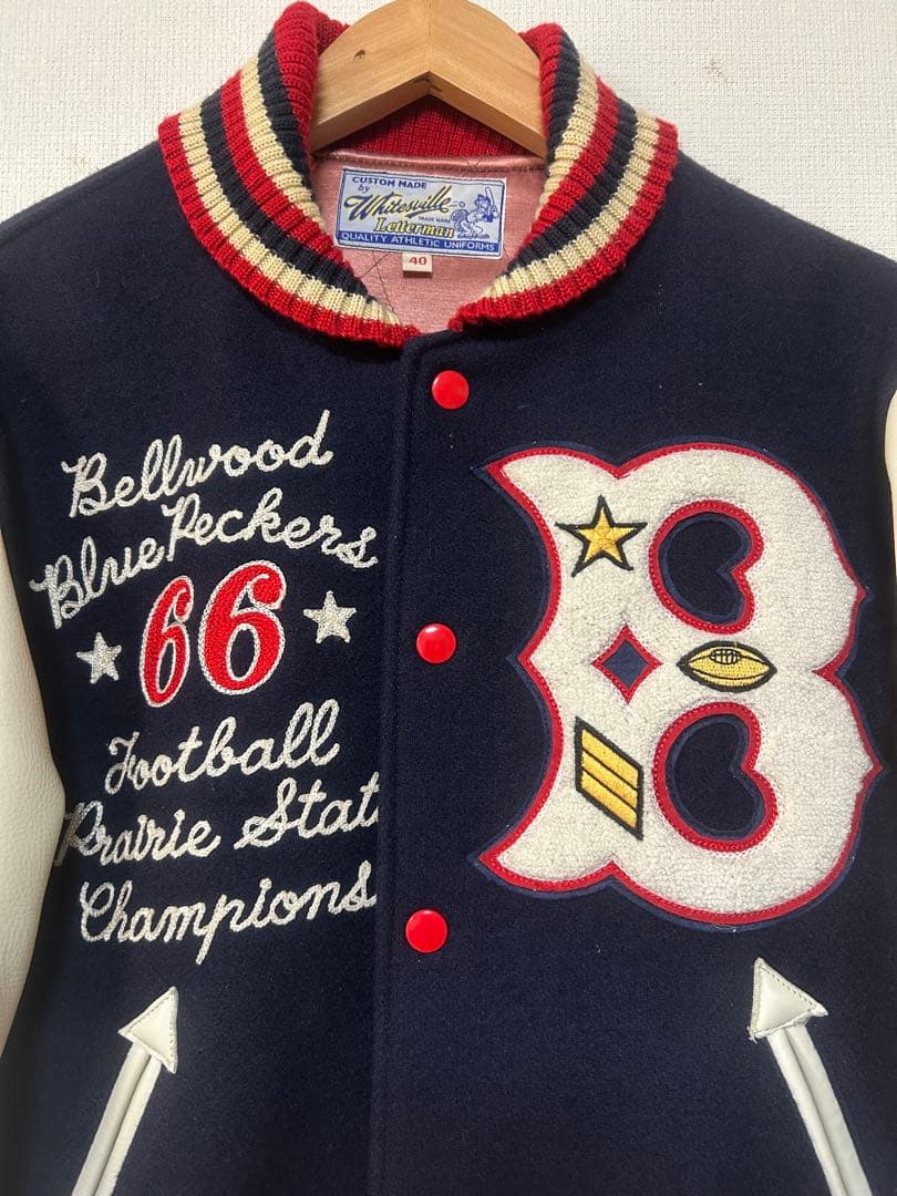 WHITESVILLEホワイツビル　フルデコ　スタジャン　40サイズ