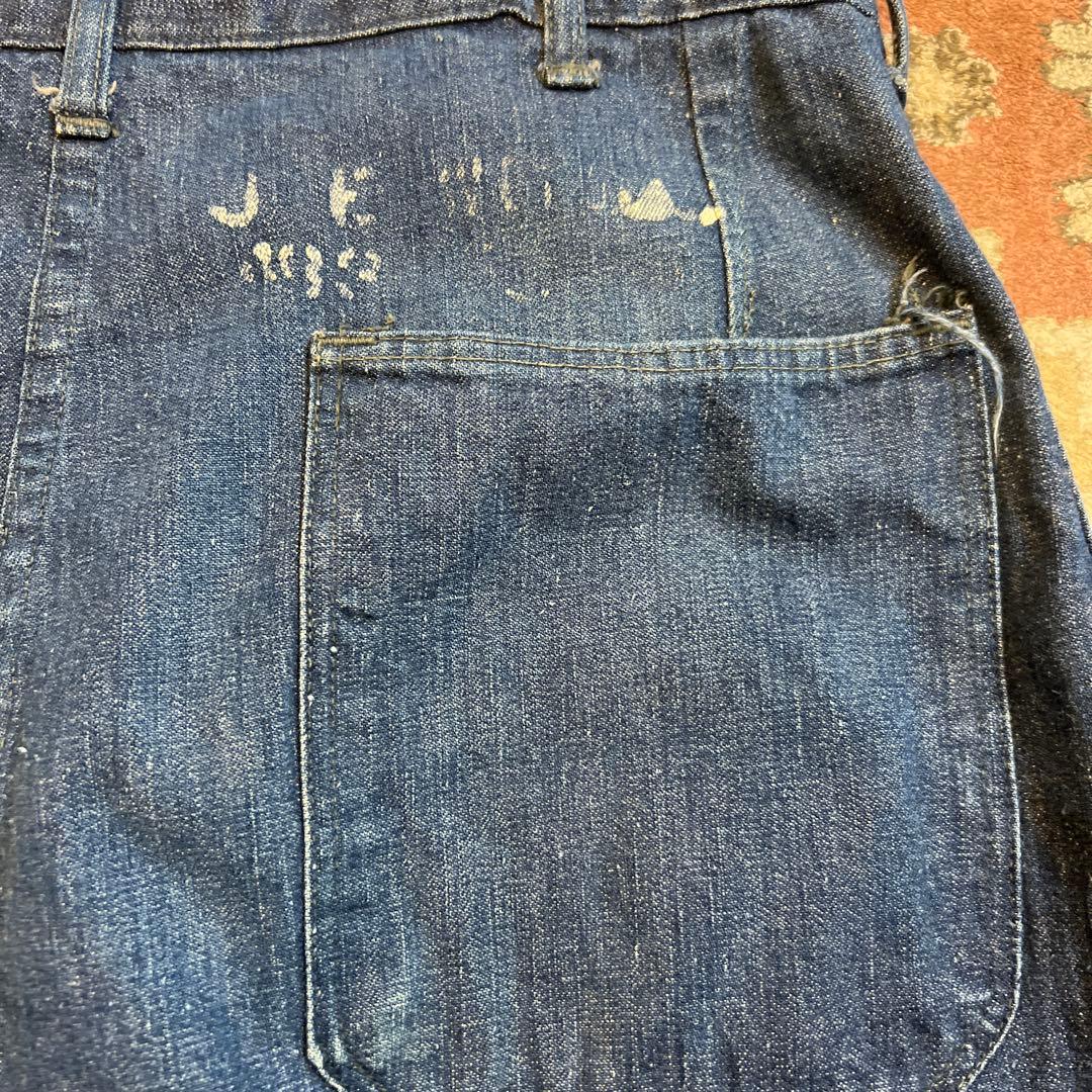 あ*た様 スペシャルビンテージ40sWWII US NAVY デニムトラウザース