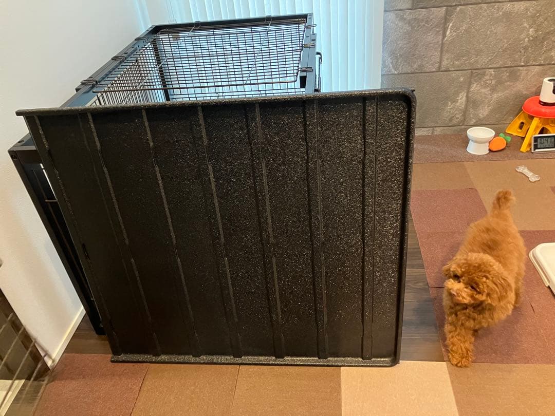 リッチェル　木製スライドペットサークルワイド屋根つき