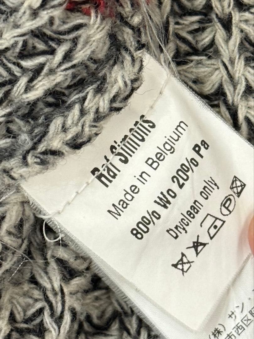 RAF SIMONS 04AWWave期クルーンネックニット