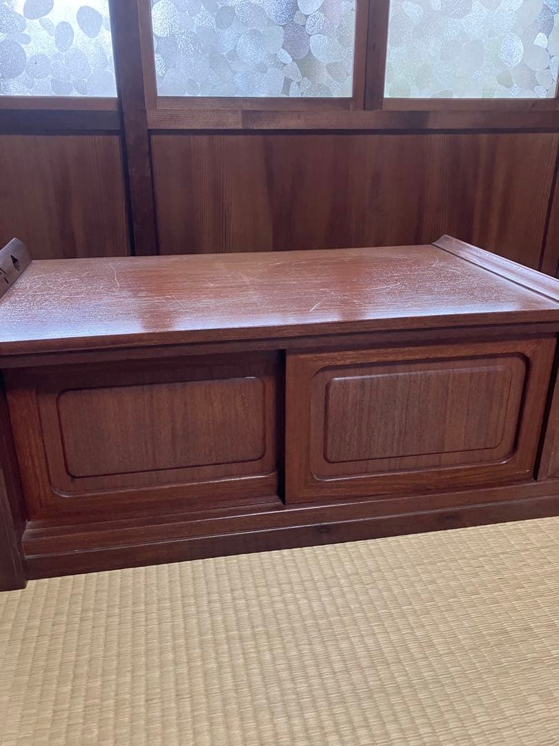 置き床　置床　置台　段違い飾り棚　置き棚　床の間