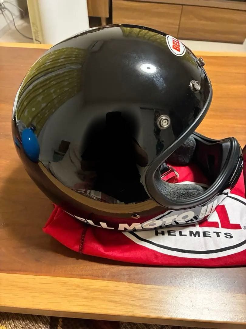 BELL MOTO 3 ブラックフルフェイスヘルメット Mサイズ