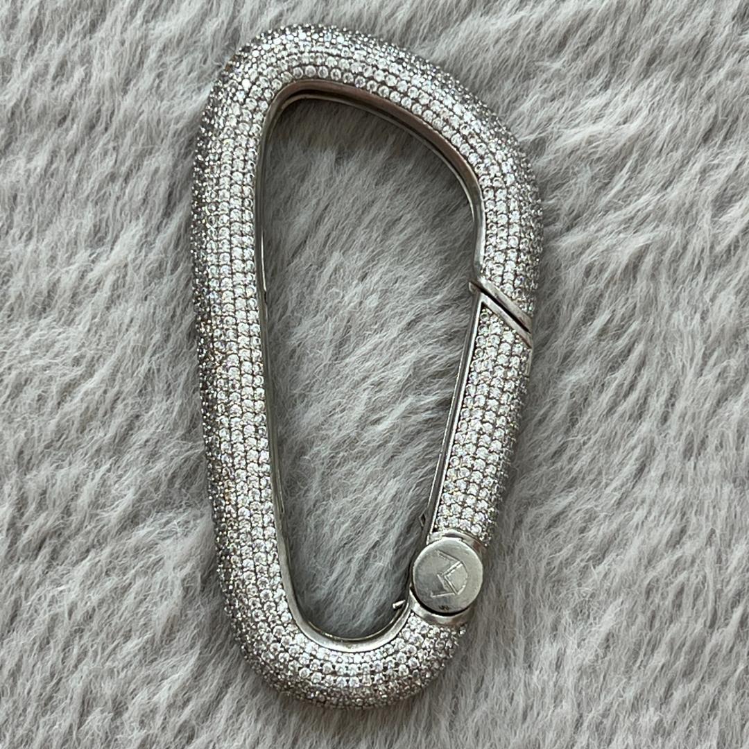 フック カラビナ ラグジュアリー キーホルダー ネックレス アクセサリー