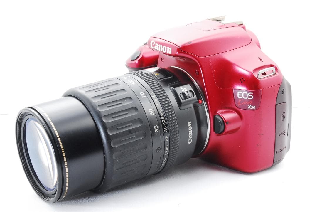 少シャッター数で美品 Canon EOS kiss x50 中望遠レンズ♪