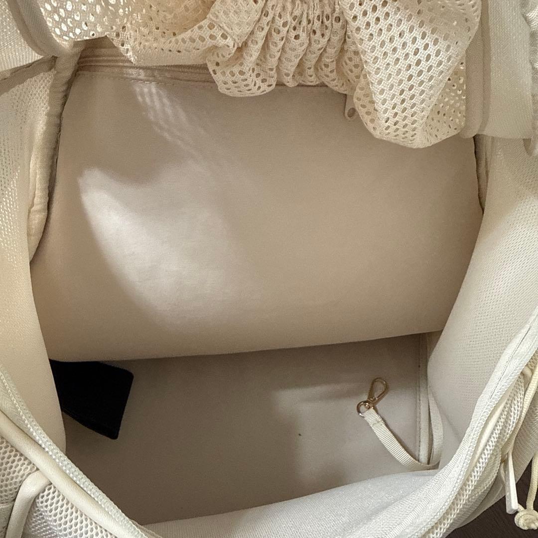 モンシェリ moncheri 軽量メッシュ巾着リュック Sサイズ バッグ