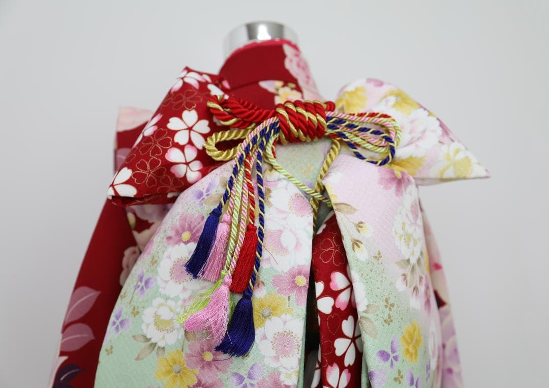 七五三　7歳　セイコマツダ　着物　セット　女の子 *b54