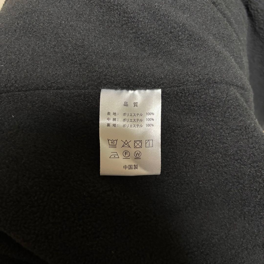 極美品 gol. ゴレアドール ベンチコート ブラック 刺繍ロゴ フリーサイズ