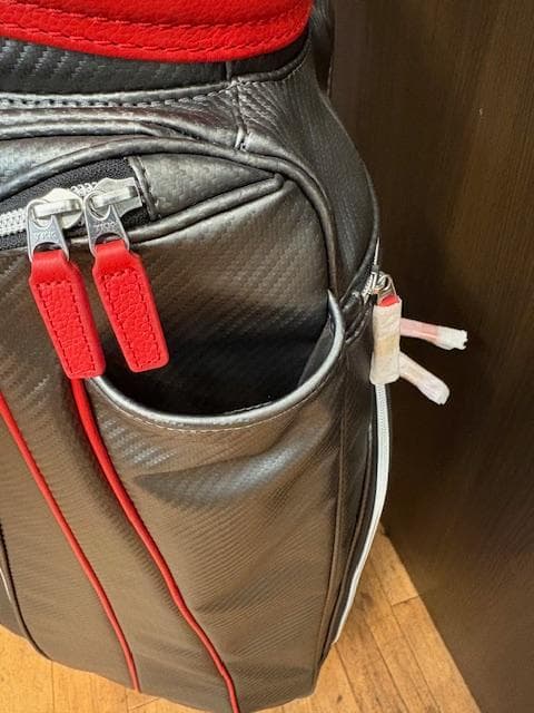 ジョジョ JJC062BR 9インチ キャディバッグ ブラック/ロッソ 新品