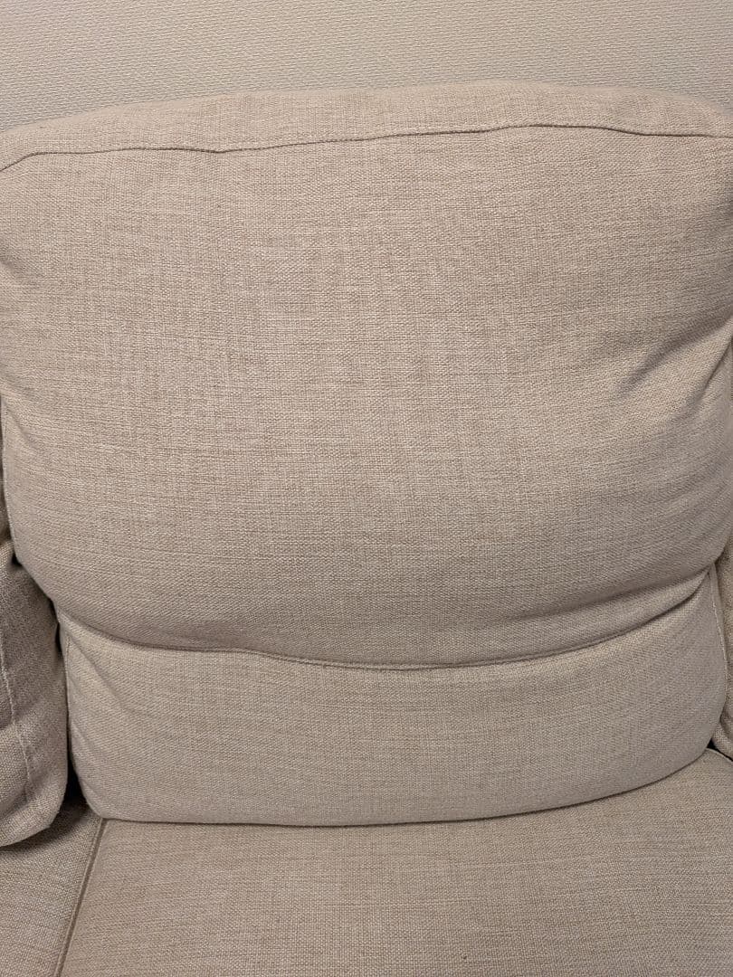 【大幅値下げ】3人掛けソファ(色：ダークブラウン・ベージュ)