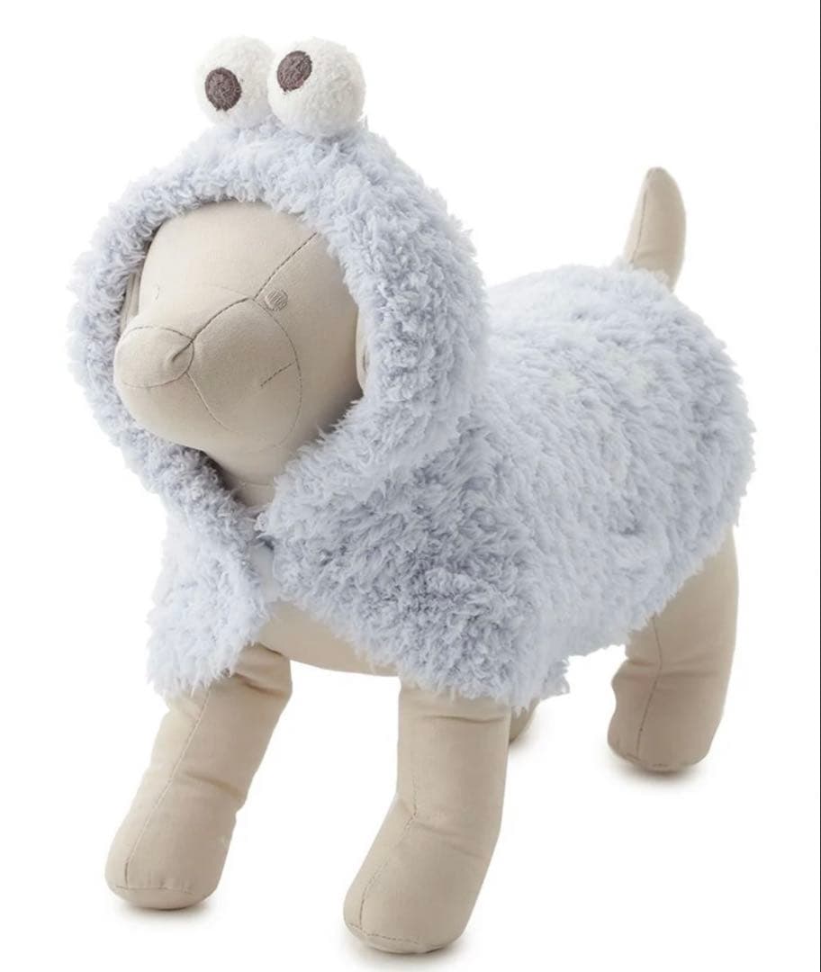 ジェラートピケ　クッキーモンスターケープ　ブルーL